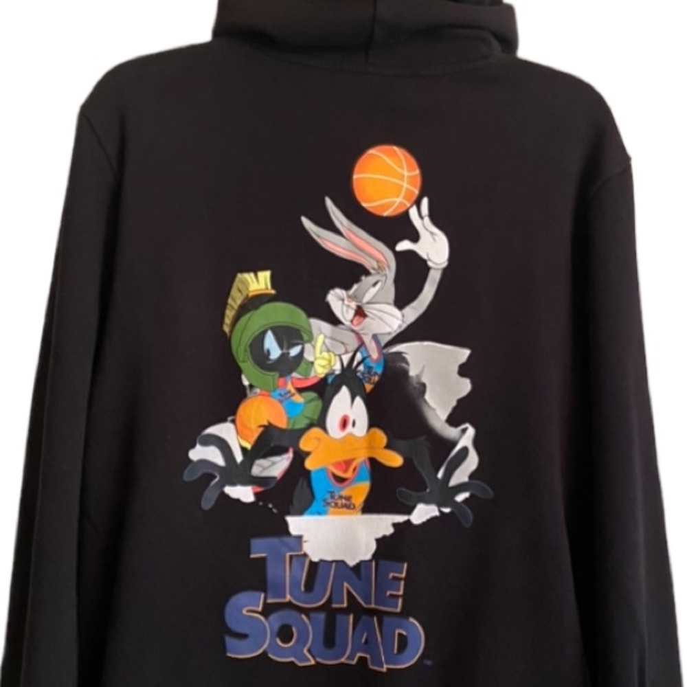 Vintage Hoodie Sweatshirt Looney Tunes Space Jam New Legacy Collector Size Large - Picture 8 of 16